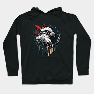 Graffiti Paint Falcon Bird Creative Hoodie